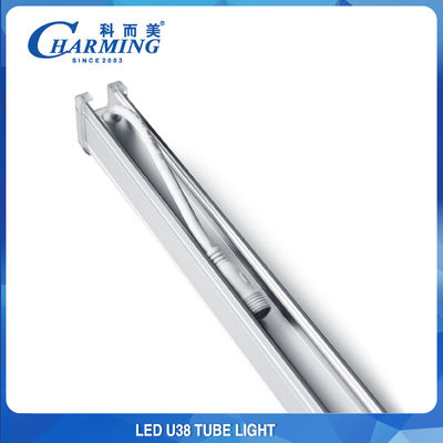 U38 Luz de tubo exterior LED Cable invisible de aleación de aluminio Cuerpo de luz tubo LED