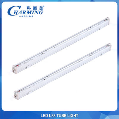 U38 Luz de tubo exterior LED Cable invisible de aleación de aluminio Cuerpo de luz tubo LED