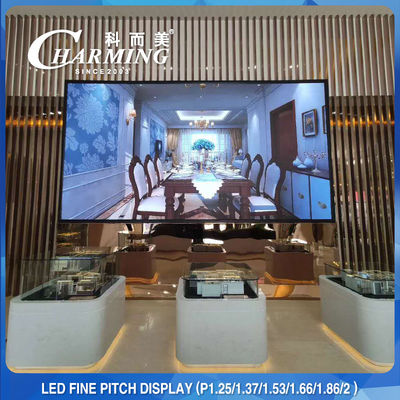 médula video los 2MM 3840Hz del pixel de la exhibición de pared de los 64x48CM HD LED para la demostración televisiva