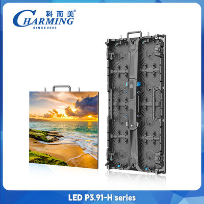 Display de pared de video LED P3.91 exterior de aleación de aluminio de 3840Hz Serie H