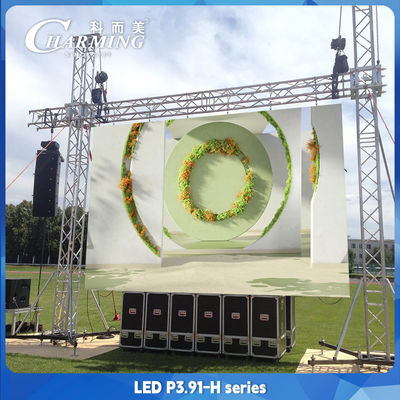 P3.91 P2.98 Alquiler de pantalla de pared LED resistente al agua de Novastar 4K 500*500mm