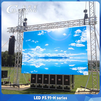 Alquiler de paneles de pantalla LED P3.91 Mantenimiento frontal de paredes LED al aire libre