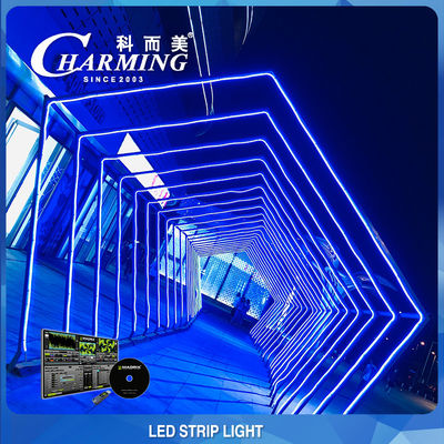 Luz de tira interior a todo color del RGB LED flexible para el hotel del club