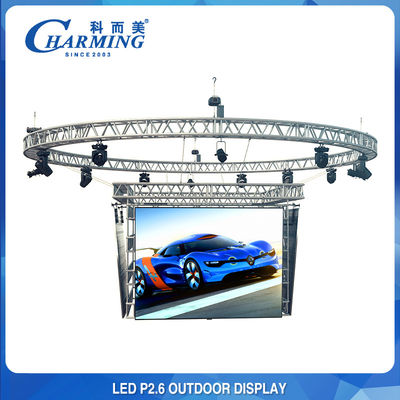 Pantalla de pared de video LED de alquiler de escenario sin costuras P2.6 1920HZ-3840HZ