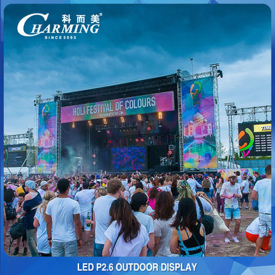 Pantalla LED de 4k P2.6 alquiler de escenarios al aire libre pantalla de pantalla de pared de video LED