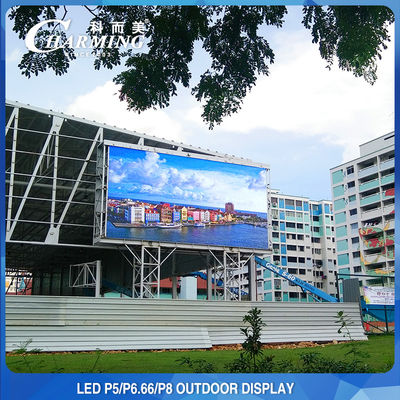 Display de pared de vídeo LED IP65 al aire libre 5 mm Pitch de píxeles 3840Hz