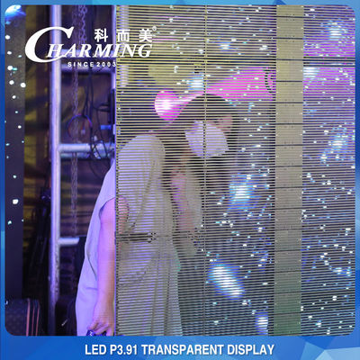 La pantalla LED transparente impermeable IP65, multiscene ve a través de la pared LED