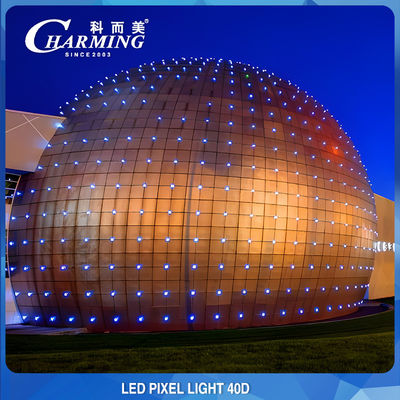 Iluminación práctica de la fachada del edificio de DC24V LED, contexto ligero de la etapa de 1.5W LED