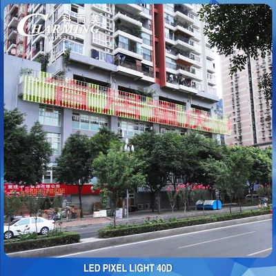Iluminación impermeable de la fachada de la casa IP68, pixel LED a todo color de DC24V