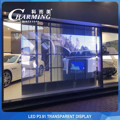 Estándar video transparente de la prenda impermeable SMD1921 LED de la pared P3.91 del claro a todo color LED