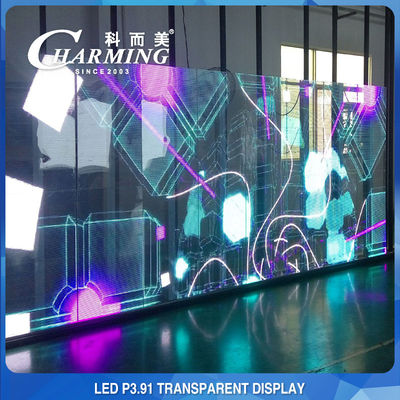 Pantalla de pared de video LED transparente para exteriores de 230W IP65 a prueba de agua