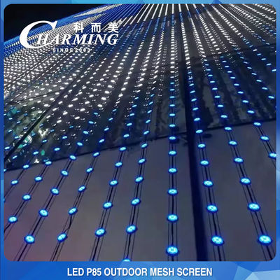 Artículo al aire libre de la prenda impermeable de la pantalla AC180-240V de malla LED de P85MM IP67