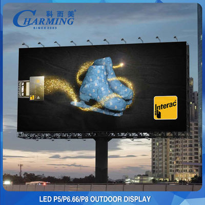 prenda impermeable video al aire libre de la pared de 1200W P5 P8 LED para hacer publicidad