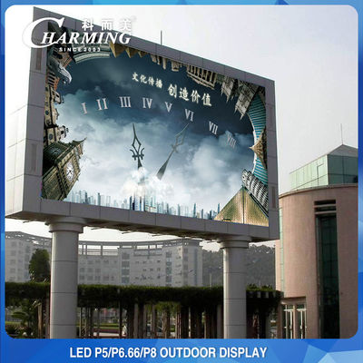 SMD2525 que hace publicidad de la prenda impermeable video al aire libre de la pantalla P4 P5 P8 de la pared LED