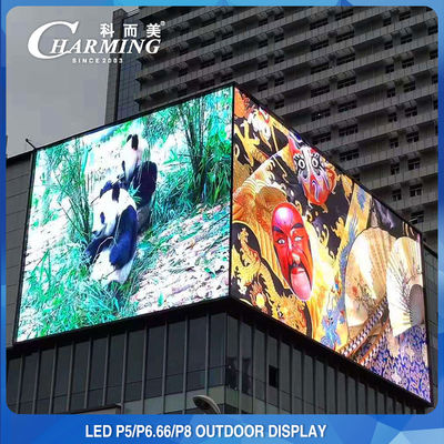 prenda impermeable gigante al aire libre de la pantalla LED del panel de 4K P5 a todo color