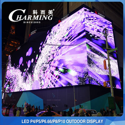 Exhibición de pared de la prenda impermeable LED de P4/P5/P8/P10MM IP65, panel video de los 960x960MM LED al aire libre