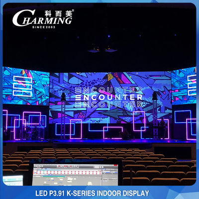 Peso ligero fijo interior de la pantalla LED 500x1000m m de Ultrawide P3.91