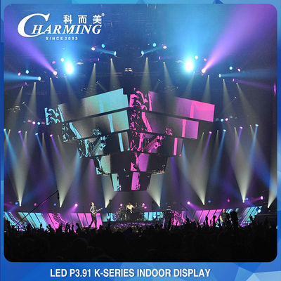 Peso ligero fijo interior de la pantalla LED 500x1000m m de Ultrawide P3.91