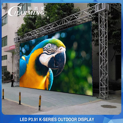 Pantallas LED antidesgaste P3.91 4K para eventos, alquiler de pantalla de pared de video a prueba de choques