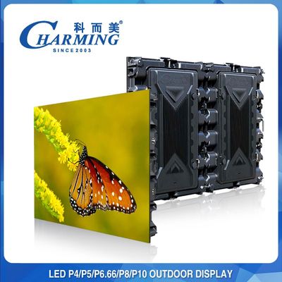 El alto video al aire libre del gabinete de la aleación del magnesio de la pared del RGB P5/P8 LED restaura 3840Hz