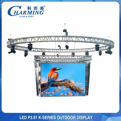 Pantalla LED de alquiler de los acontecimientos P3.91, alquiler grande de la pantalla llevada del alto brillo