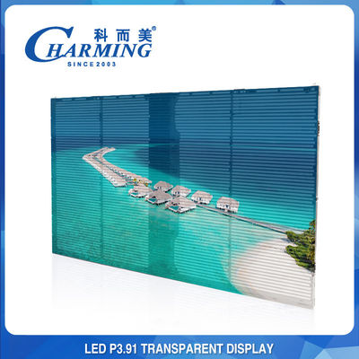SMD2020 Display de entretenimiento LED de pared de vídeo de LED transparente flexible