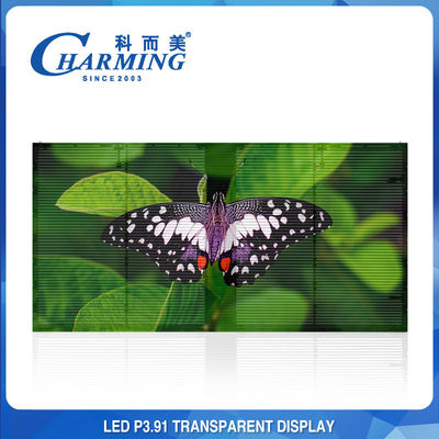 SMD2020 Display de entretenimiento LED de pared de vídeo de LED transparente flexible