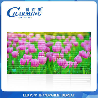 El alto restaura al peso ligero al aire libre LED de la pantalla interior de 3840Hz P3.91 transparente