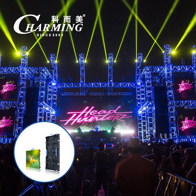 El alto a todo color restaura la exhibición de pared video de 4K P3.91 LED para la etapa al aire libre del concierto