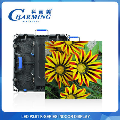 P3.91 Pantalla de pared de vídeo LED interior con velocidad radial ajustable