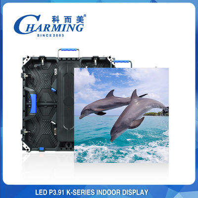 P3.91 Pantalla de pared de vídeo LED interior con velocidad radial ajustable