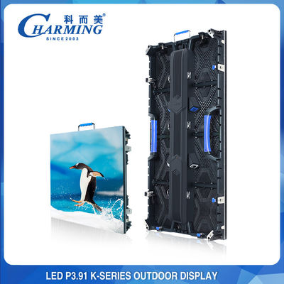 Exhibición de pared video de Front Maintenance Outdoor Rental P3.91 500x500m m LED 3840Hz