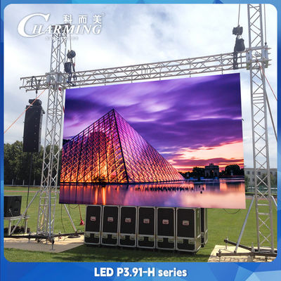 Alquiler al aire libre de alta refrigeración Gran pantalla LED de publicidad 4500CD/M2