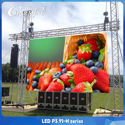 P3.91 Publicidad al aire libre pantalla de pared de vídeo LED IP65 impermeable