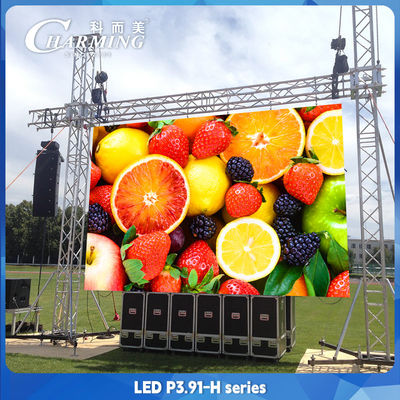 3840Hz P3.91 Display LED práctico de alquiler para el fondo del escenario