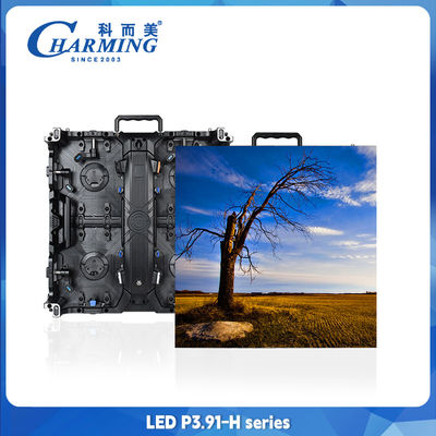 Display de pared de vídeo LED exterior impermeable a agua P3.91 H Serie IP65