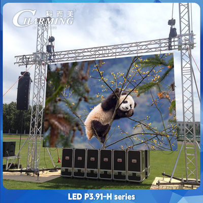 P3.91 Publicidad Serie H Display de pared de vídeo LED 3840Hz Tres pruebas