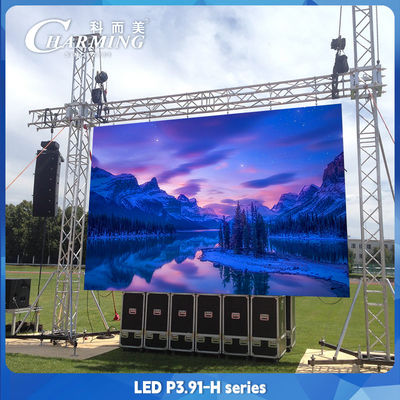 P3.91 Serie H Exterior LED pantalla de vídeo de pared 3840Hz 1/16