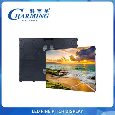 Display LED de tamaño interoperativo para interiores - 320x640mm P1.86 P2.22 gabinetes fácil reparación frontal Display de medios de la iglesia