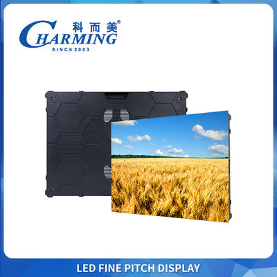 Pantalla LED modular para interiores, instalación fija, refresco 8K, acceso frontal magnético, lista para empalme multi-tamaño