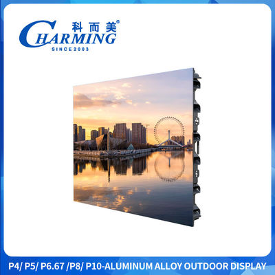 Pared LED fija 5500 Nits IP65 pantalla LED exterior con resolución cristalina para estadios y estadios