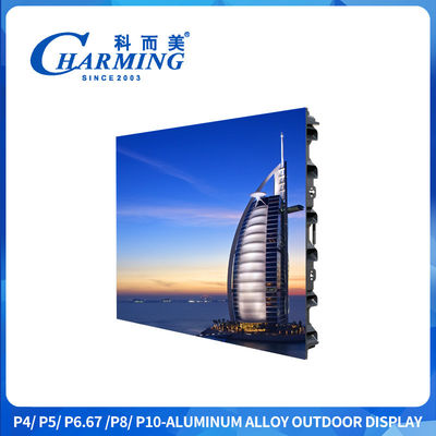 Pared LED fija 5500 Nits IP65 pantalla LED exterior con resolución cristalina para estadios y estadios