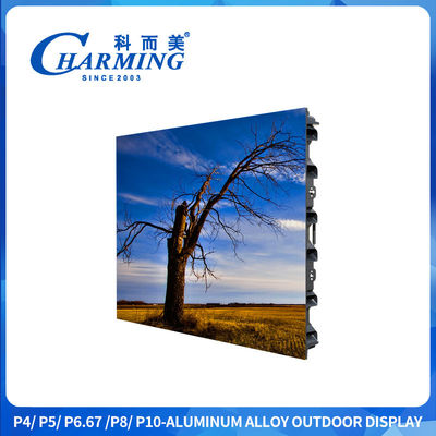 P4 P6 P8 Publicidad exterior IP65 pantalla LED con 3840Hz