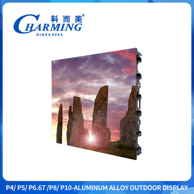 P4 P6 P8 Publicidad exterior IP65 pantalla LED con 3840Hz