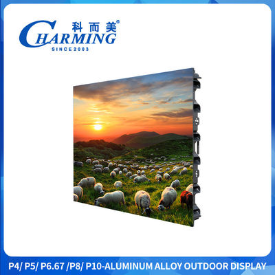 Tablero publicitario de pantalla LED P6 calle montada 960x960MM pantalla LED P4 pantalla de vídeo al aire libre