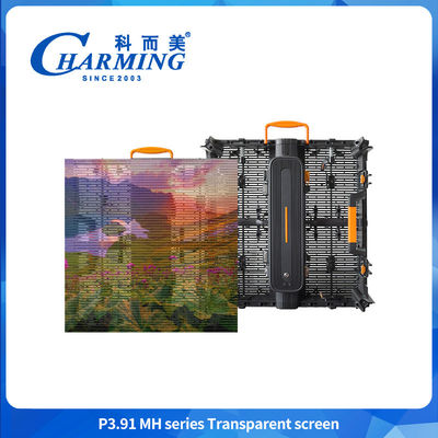 Centro comercial de alta luminosidad 3.91-7.8mm Hd comercial pantalla transparente LED impermeable pared de vídeo para publicidad
