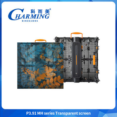 500*500mm P3.91 Led Pantalla transparente Centro comercial Pantalla publicitaria Pantalla de pared LED