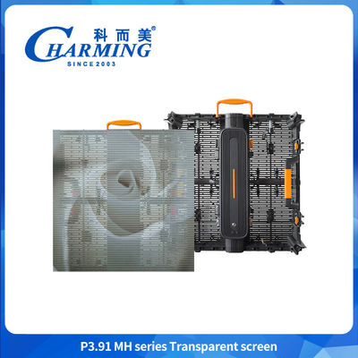 500*1000mm 1000*1000mm Pantalla LED exterior transparente para publicidad Pantalla LED transparente