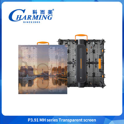 500*500mm P3.91 Led Pantalla transparente Centro comercial Pantalla publicitaria Pantalla de pared LED