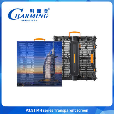 P3.91 Alquiler al aire libre Pared de vídeo LED transparente para el fondo del escenario